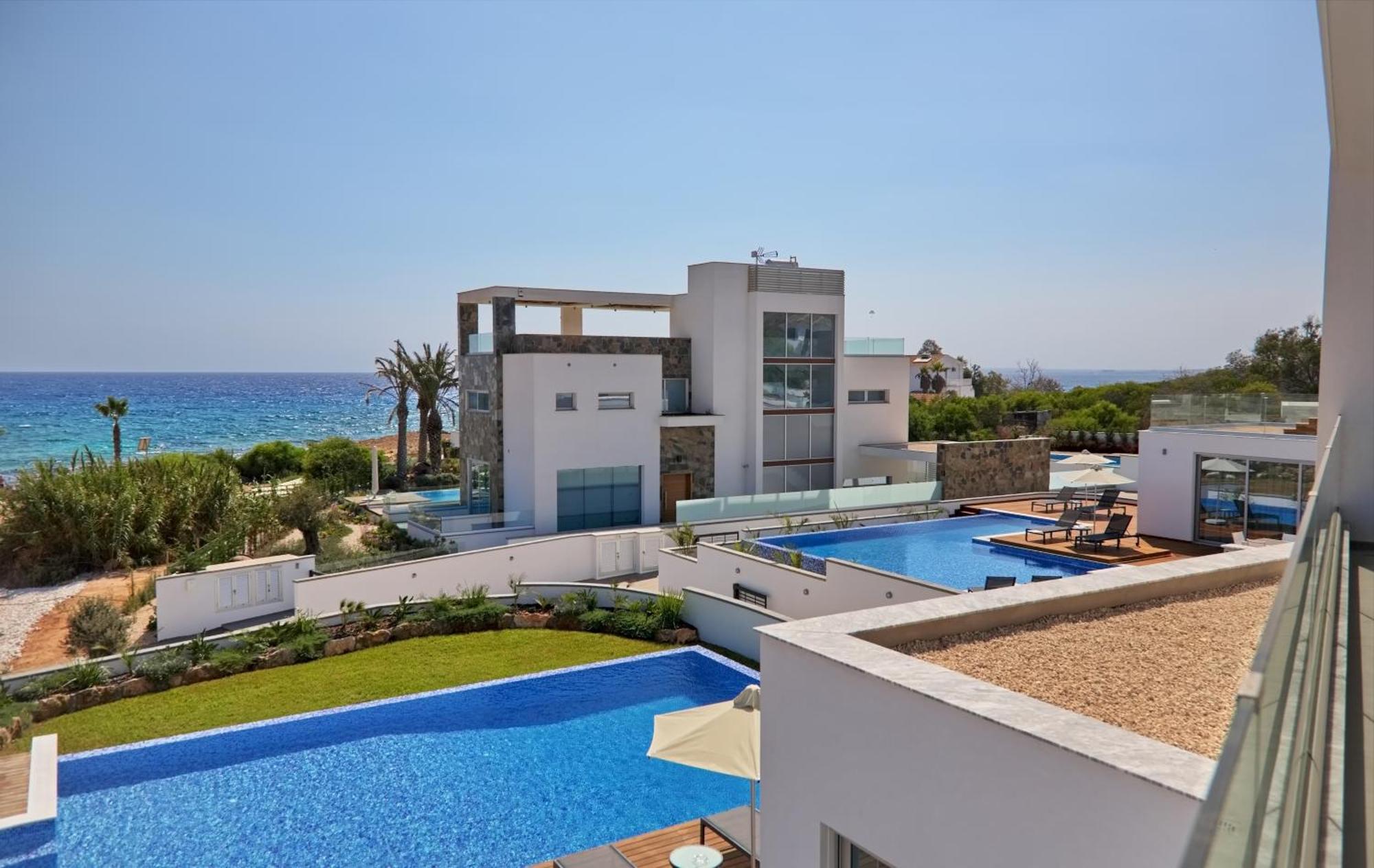 Beachfront Luxury Villa Idania Ayia Napa Exteriör bild