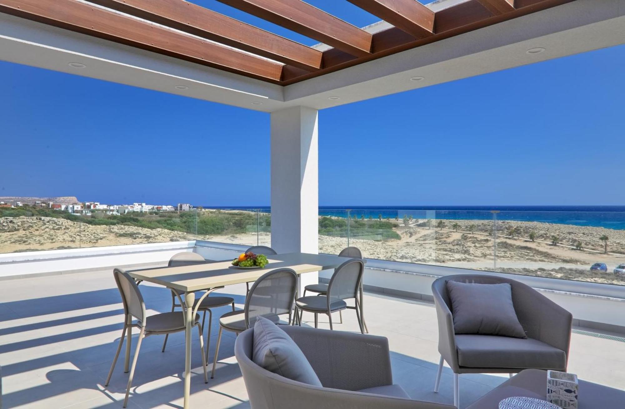 Beachfront Luxury Villa Idania Ayia Napa Exteriör bild