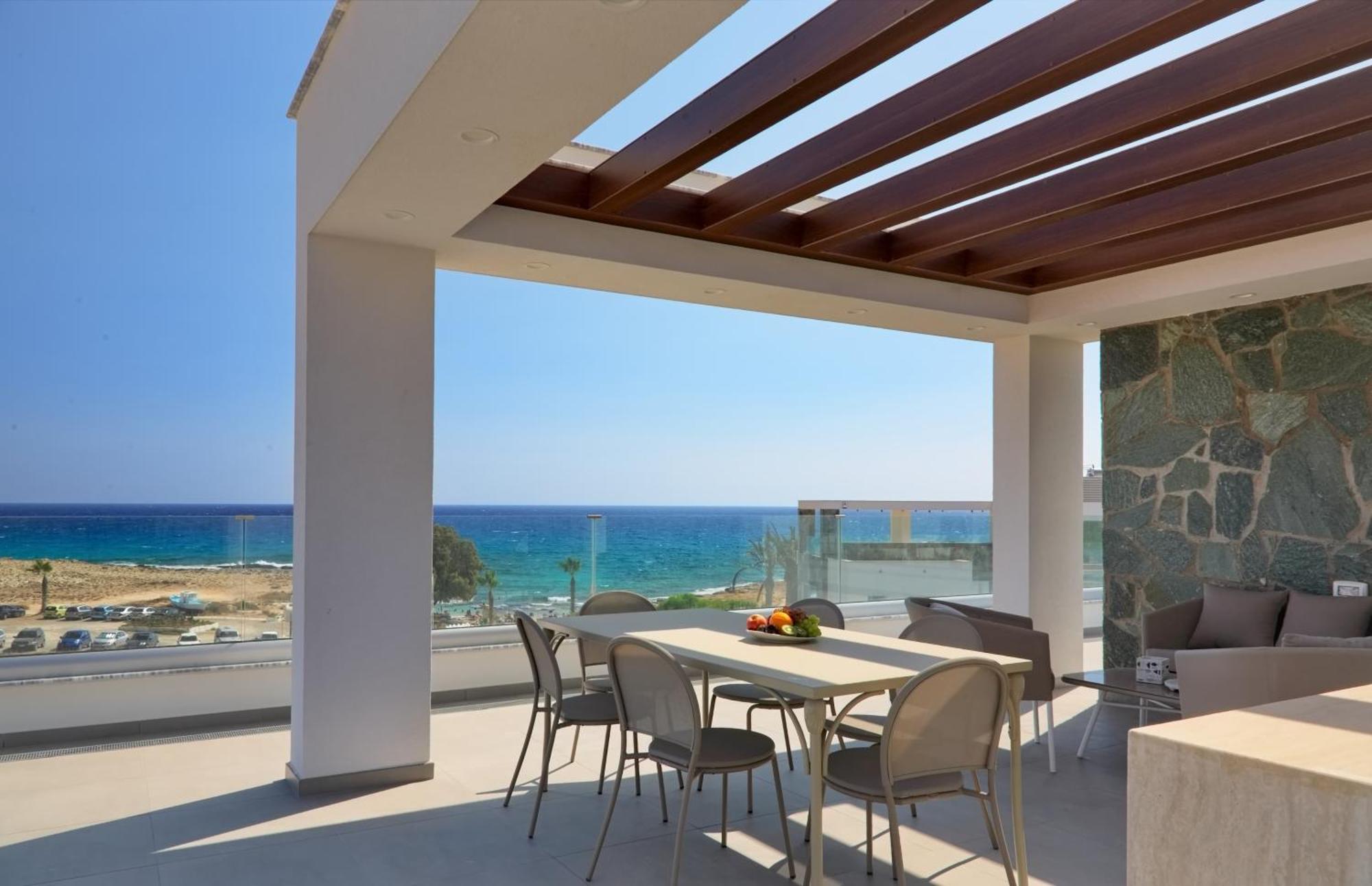 Beachfront Luxury Villa Idania Ayia Napa Exteriör bild