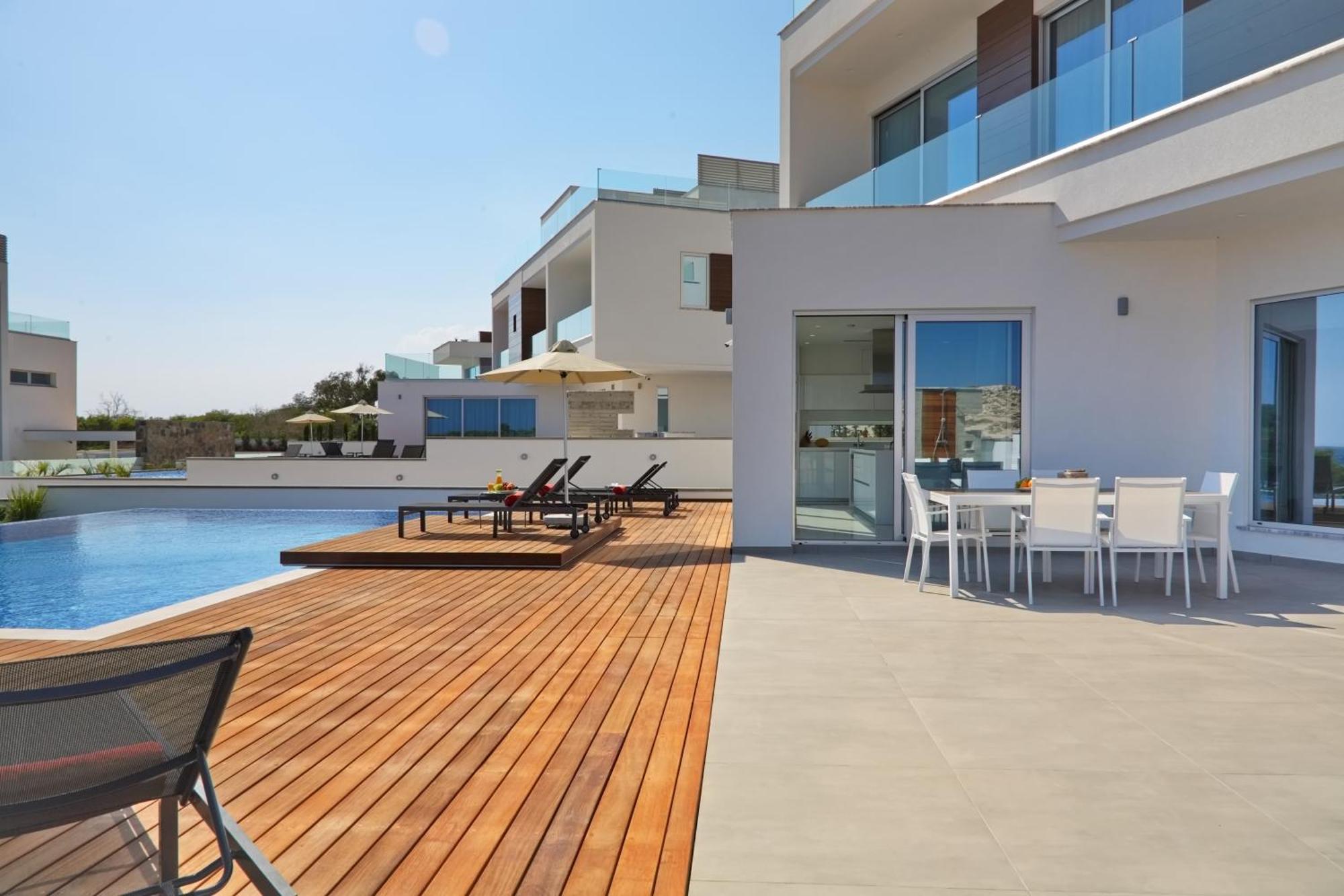 Beachfront Luxury Villa Idania Ayia Napa Exteriör bild