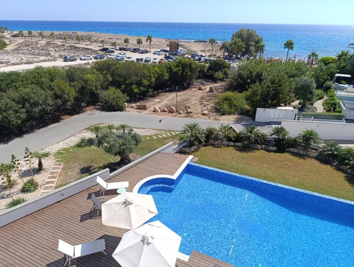 Beachfront Luxury Villa Idania Ayia Napa Exteriör bild